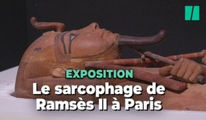 Ramsès II et son sarcophage s’installent à Paris