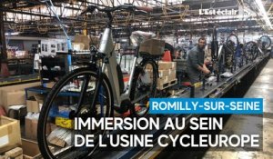 Dans les entrailles de l’usine Cycleurope à Romilly-sur-Seine