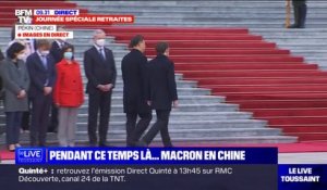 Les images d'Emmanuel Macron et Xi Jinping à Pékin