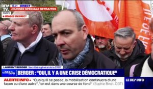 Laurent Berger (CFDT): "Il n'est pas question de contester la légitimité du Conseil constitutionnel"