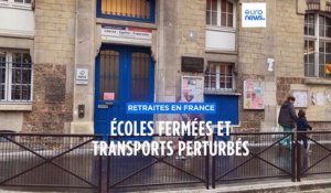 Retraites en France : léger recul de la mobilisation dans les écoles et les transports