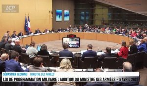 Audition à l'Assemblée nationale - Loi de programmation militaire : audition du ministre