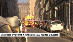 Immeuble effondré à Marseille : au moins 6 blessés