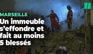 À Marseille, l’effondrement d’un immeuble rue Tivoli fait au moins 5 blessés