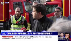 Marseille: "Il nous aura fallu plus d'une heure et demie pour dégager les deux corps découverts", relate le commandant des marins-pompiers