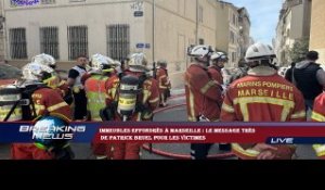 Immeubles effondrés à Marseille : le message très  de Patrick Bruel pour les victimes