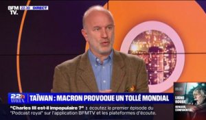 Pour Guillaume Ancel, "la position que prend Emmanuel Macron" sur Taïwan est "inacceptable pour les autres pays européens"
