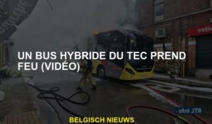 Un bus hybride du Tec prend feu (vidéo)