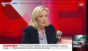 Marine Le Pen: "Emmanuel Macron se soumet lui-même à l'Union européenne, qui est soumise aux États-Unis "