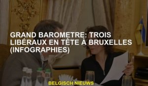 Grand Baromètre: trois libéraux en tête à Bruxelles (infographies)