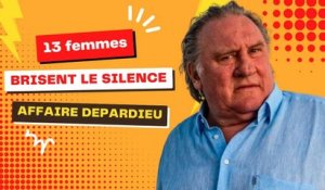 Affaire Gérard Depardieu : rebondissement spectaculaire, 13 femmes s'expriment, nouvelle fracassante