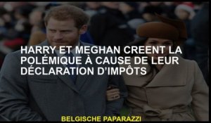 Harry et Meghan créent la polémique à cause de leur déclaration d’impôts