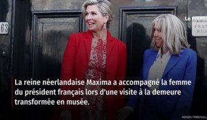 Brigitte Macron émue après sa visite à la Maison Anne Frank
