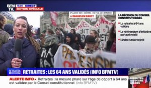 Paris: des premières huées à la connaissance du verdict du Conseil constitutionnel sur la place de l'Hôtel de Ville