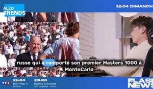 Malaise d'Albert et Charlène de Monaco aux Masters, la gaffe gênante d'Andrey Rublev après sa victoire (vidéo)