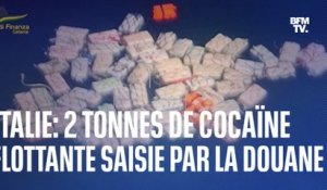 Deux tonnes de cocaïne flottante ont été saisies par les douanes italiennes