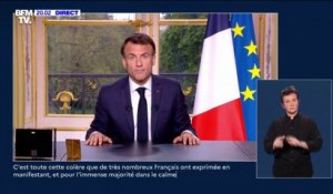 Emmanuel Macron: "Reconstruire et retrouver l'élan de notre Nation"