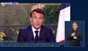 Emmanuel Macron: "Nous renforcerons le contrôle de l'immigration illégale tout en intégrant mieux ceux qui rejoignent notre pays"