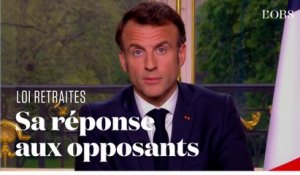 Allocution d'Emmanuel Macron : sa réponse aux opposants à la réforme des retraites
