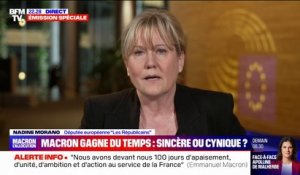 Nadine Morano (LR): "[Emmanuel Macron] devrait p