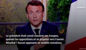 « Rien à dire aux Français », « vœux pieux »… Macron étrillé par le corps politique