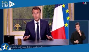 Allocution d'Emmanuel Macron : qui était en photo dans les deux cadres sur son bureau ? (ZAPTV)