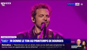 Le chanteur M a inauguré la 47ème édition du Printemps de Bourges