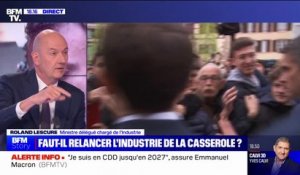 Pour le ministre Roland Lescure, Emmanuel Macron "aura fait plus en 6 ans que Jacques Chirac en 12 ans"