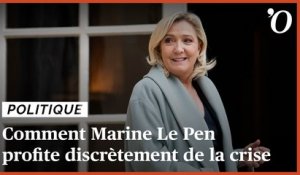 Retraites: comment Marine Le Pen profite discrètement de la crise