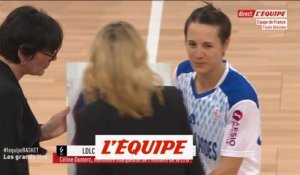 L'hommage rendu à Céline Dumerc - Basket - Coupe de France (F)