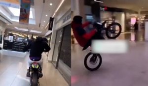 Nantes, Grenoble... Les rodéos à moto se multiplient dans les centres commerciaux