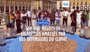 Pollution : 650 000 mégots de cigarettes déposés dans le centre de Lisbonne