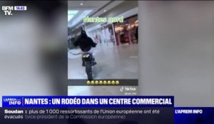 "C'est juste pour les réseaux sociaux et pour faire le buzz", déplore un commerçant présent lors d'un rodéo dans un centre commercial près de Nantes
