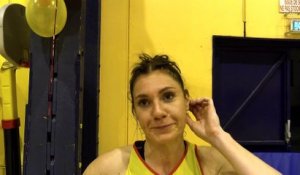La réaction de la capitaine Aude Kernevez après la victoire à domicile des féminines de basket