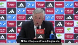 32e j. - Ancelotti : "Benzema va bien, il l'a montré sur le terrain"