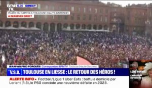 Toulouse en liesse pour le retour des héros du TFC