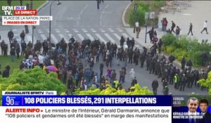 Manifestation du 1er-Mai à Paris: la place de la Nation évacuée dans le calme
