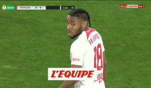 Le but de Nkunku contre Fribourg en vidéo - Foot - Coupe d'Allemagne - Leipzig