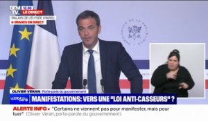 Olivier Véran invite "à la modération face à l'exceptionnelle violence à laquelle on a pu assister" dans les manifestations