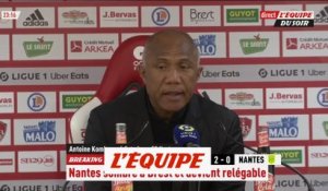 Kombouaré « On est tous tristes pour Alban... » - Foot - L1 - Nantes