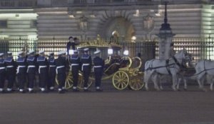 Répétition nocturne à Londres pour le couronnement du roi Charles III