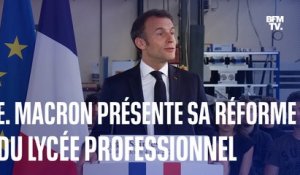 Réforme du lycée professionnel: les annonces d'Emmanuel Macron en intégralité