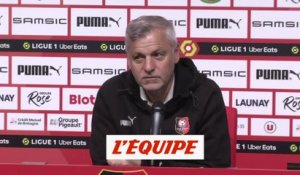 Genesio : « Les points vont être très chers » - Foot - L1 - Rennes