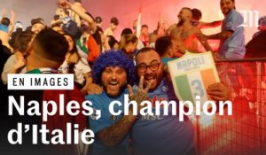 Naples : images de liesse après la victoire historique de son club de foot