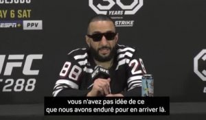 UFC 288 - Muhammad : "Vous n'avez pas idée de ce que nous avons enduré"