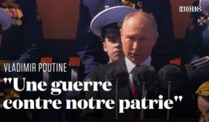 9-Mai : quand Vladimir Poutine affirme "qu'une guerre a été lancée contre" la Russie