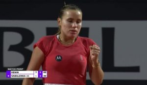 Rome - Kenin met Sabalenka KO au deuxième tour