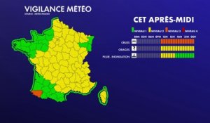 Météo : 69 départements placés en vigilance jaune orages
