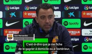 Barça - Xavi : "Je me fiche de gagner la Liga à domicile ou à l'extérieur"