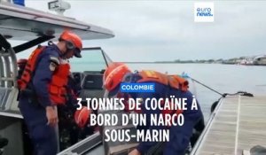 Un "sous-marin" de 30 mètres de long, rempli de drogue, saisit par la marine colombienne